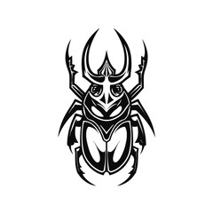 Abstract Beetle Illustration for Graphic Design Projects