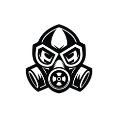 Skull Gas Mask Logo  A Powerful Symbol of Protection and Danger