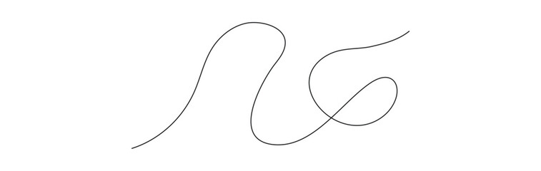 abstract lines on white background. Undulate Grey Wave Swirl, frequency sound wave, twisted curve lines