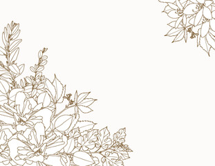 Abstract floral background.