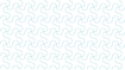 Seamless Pattern of Swirling Crescent Moons