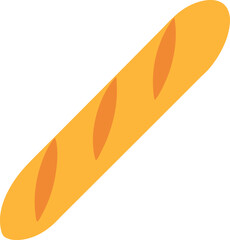 Breadstick Illustration with Diagonal Scoring Marks