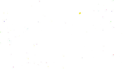 Multicolor confetti abstract background, Realistic Confetti on transparent PNG Festive decorative tinsel element for design. Colorful confetti explosion isolated on transparent background. 3D Confeti