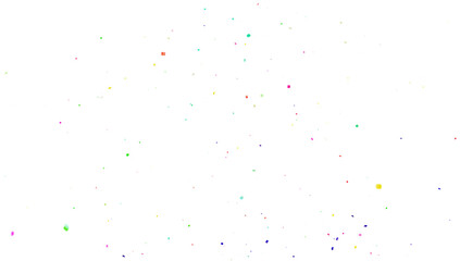 Multicolor confetti abstract background, Realistic Confetti on transparent PNG Festive decorative tinsel element for design. Colorful confetti explosion isolated on transparent background. 3D Confeti