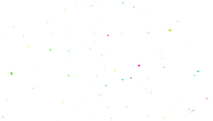 Multicolor confetti abstract background, Realistic Confetti on transparent PNG Festive decorative tinsel element for design. Colorful confetti explosion isolated on transparent background. 3D Confeti