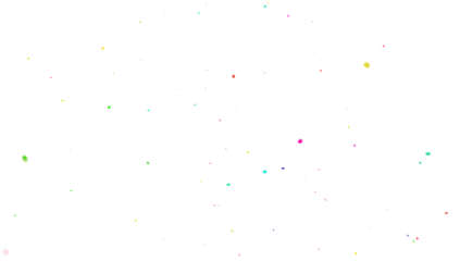 Multicolor confetti abstract background, Realistic Confetti on transparent PNG Festive decorative tinsel element for design. Colorful confetti explosion isolated on transparent background. 3D Confeti