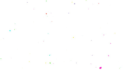 Multicolor confetti abstract background, Realistic Confetti on transparent PNG Festive decorative tinsel element for design. Colorful confetti explosion isolated on transparent background. 3D Confeti