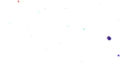 Multicolor confetti abstract background, Realistic Confetti on transparent PNG Festive decorative...