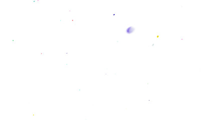 Multicolor confetti abstract background, Realistic Confetti on transparent PNG Festive decorative tinsel element for design. Colorful confetti explosion isolated on transparent background. 3D Confeti