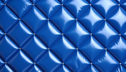 Naklejka premium Blue quilted texture background.