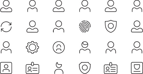 (2FA), settings gear, access (two connected users), switch users (circular arrows),
