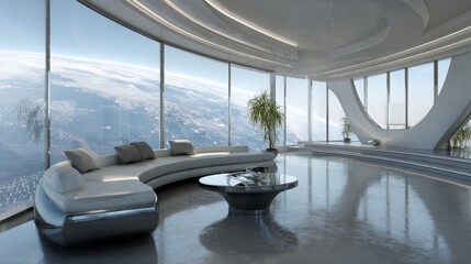 Fototapeta premium view from the deck of the ship