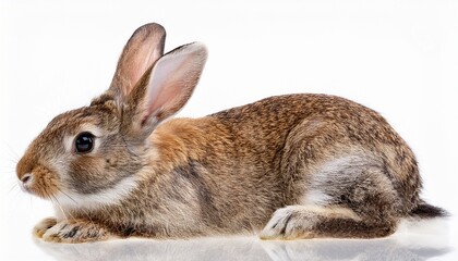 Fototapeta premium rabbit isolated on white background cutout