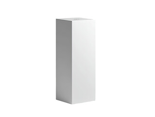 Blank white rectangular prism