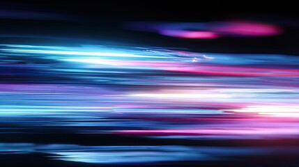Abstract blur of vibrant streaks