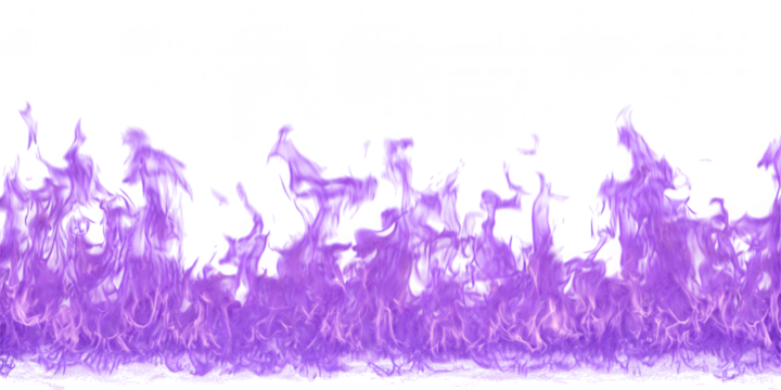 Seamless Fire Flames Border PNG – Realistic Horizontal Flame Line - Powered by Adobe
