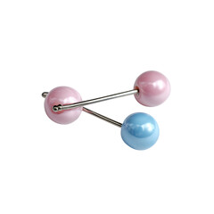 Elegant pastel pin featuring modern design, perfect for adding a touch of sophistication and style to any outfit, ideal for fashion-forward individuals