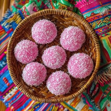 cocadas rosas pink coconut sweets mexican dessert video