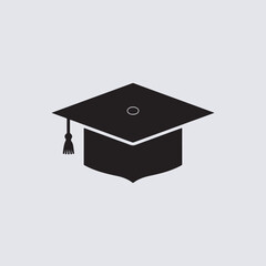 Graduation Cap Icon Representing Academic Achievement and Success Education and Learning Symbol for University College and High School Students Reaching Educational Milestones