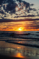 Obraz premium sunset on the beach
