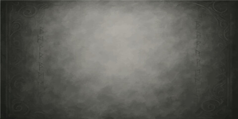 Dark vintage metal plate with a rough grunge texture