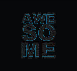 Awesome Streetwear graphic design typography illustration for t shirt