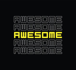 Awesome Streetwear graphic design typography illustration for t shirt