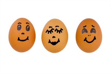 Cheerful and delightful Happy Eggs featuring fun Expressions perfect for cheerful themes