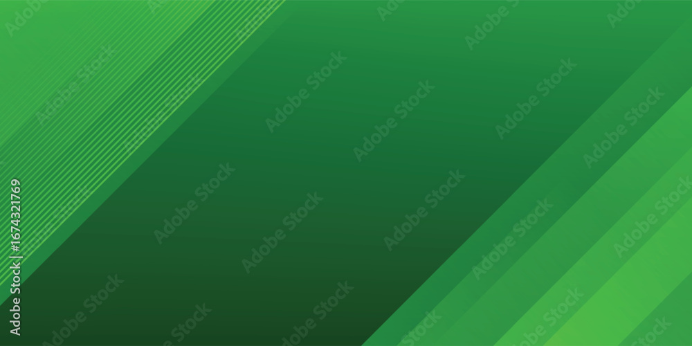 Poster abstract green sporty background template vector with shiny lines and lights. green background with 