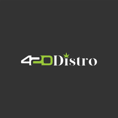 420Distro Logo Design, Cannabis Brand Identity.