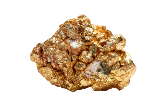 Close-up of a nugget of gold (3)