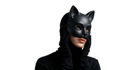 Closeup of a young man with headset playing video game on computer with neon background