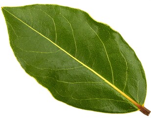 Obraz premium Close-up of a single bay leaf (1)
