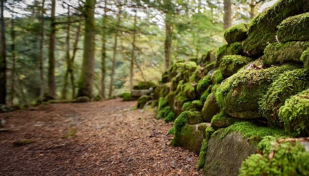 as the world celebrates international biodiversity day a moss draped stone wall stands as a testament to the enduring magic of forest wisdom and the solace of woodland therapy