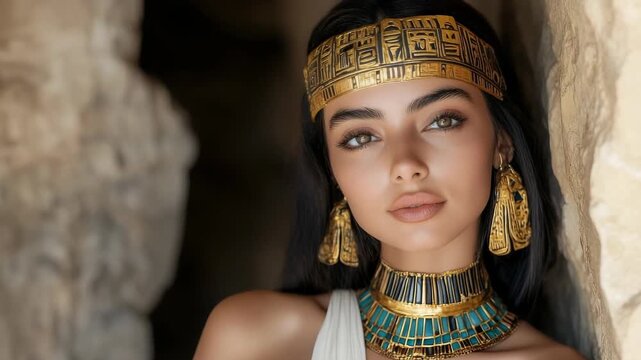 Cleopatra VII Philopator queen: Hellenistic monarch, Ptolemaic ruler, Egyptian sovereign, last dynasty leader, historic empress, iconic figure, royal authority, black puma companion, ancient legend