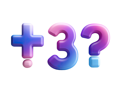 3D stylized math question - Powered by Adobe