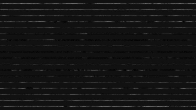 Black and white hand drawn grid background, simple wavy doodle table panel, craft notebook striped sheet pattern, drawing scribble stroke line art motion graphic, creative pencil checker paper texture