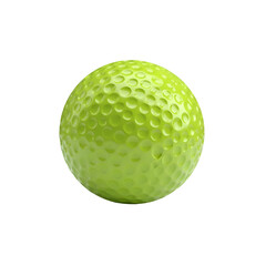 Creating a Lime Golf Ball with Transparent Background, a 3D Model Tutorial