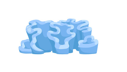 PNG Cartoon underwater sea landscape constructor with fishes and ocean animals, vector undersea world. Underwater coral reef characters of octopus with turtle,