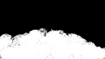 白と黒のツートンカラーのフレーム