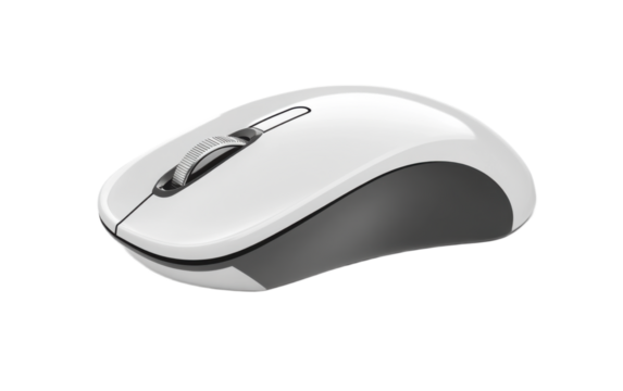 Computer mouse on transparent background, png