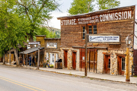 Historic Buildings in Virginia City, Montana