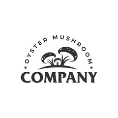 Oyster Mushroom Company Logo Design.