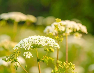 Foto auf Acrylglas Pflegezentrum Close-up of white flowers in sunlight  © Kabel