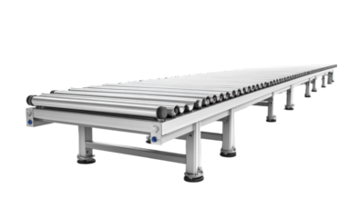 Conveyor belt on transparent background, png