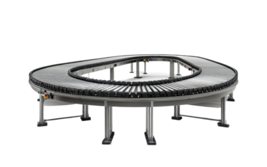 Conveyor belt on transparent background, png