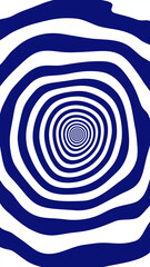 Abstract blue and white trippy tunnel background	