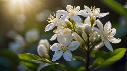 Obraz premium Cluster of Jasmine Flowers