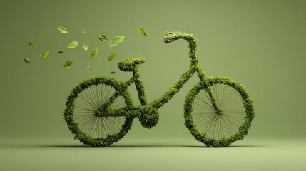 Green and environmentally friendly creative bicycle