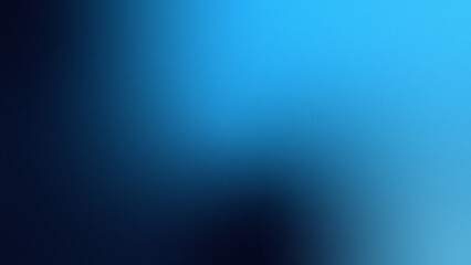 Blue dark navy indigo cyan teal abstract background. Smooth color gradient ombré blend with blurred shadow effect. Bright light glow shimmer. Modern minimalist backdrop with soft artistic texture